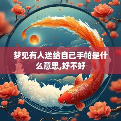 梦见有人送给自己手帕是什么意思,好不好