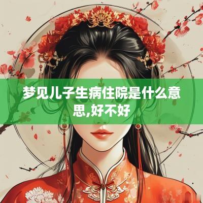 梦见儿子生病住院是什么意思,好不好