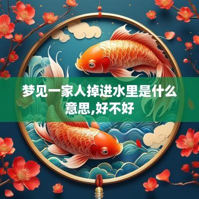 梦见一家人掉进水里是什么意思,好不好