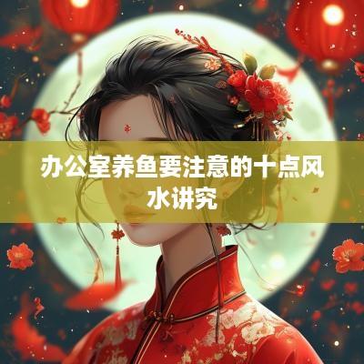 办公室养鱼要注意的十点风水讲究