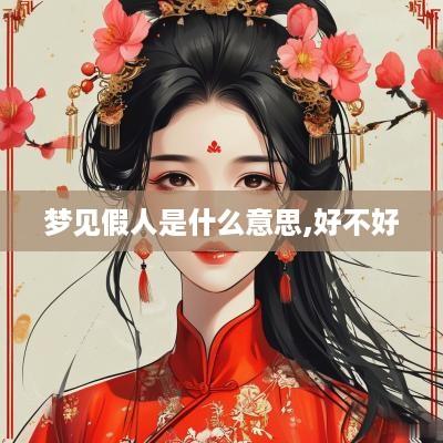 梦见假人是什么意思,好不好