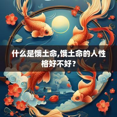 什么是饿土命,饿土命的人性格好不好？