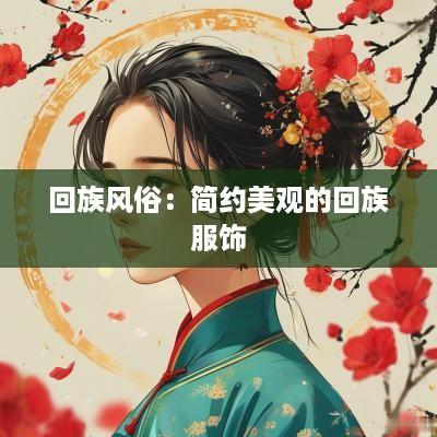 回族风俗：简约美观的回族服饰