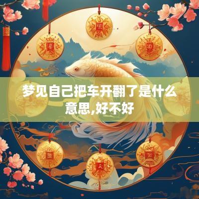 梦见自己把车开翻了是什么意思,好不好