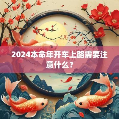 2025本命年开车上路需要注意什么？