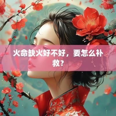 火命缺火好不好，要怎么补救？
