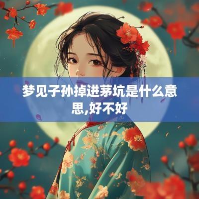梦见子孙掉进茅坑是什么意思,好不好