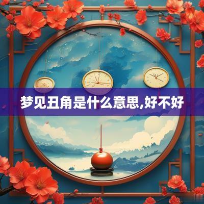 梦见丑角是什么意思,好不好