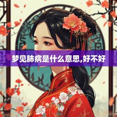 梦见肺病是什么意思,好不好