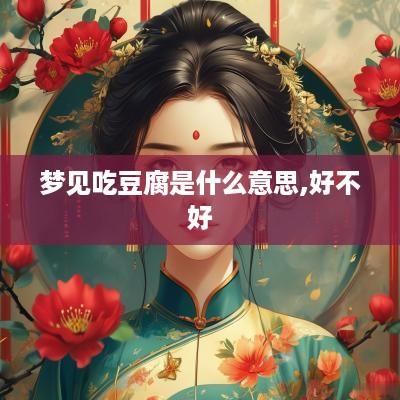 梦见吃豆腐是什么意思,好不好