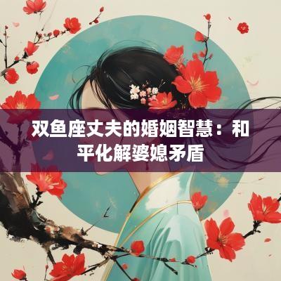 双鱼座丈夫的婚姻智慧：和平化解婆媳矛盾