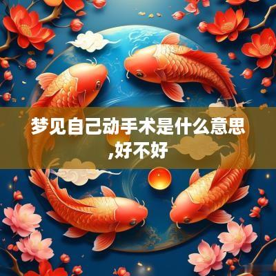 梦见自己动手术是什么意思,好不好