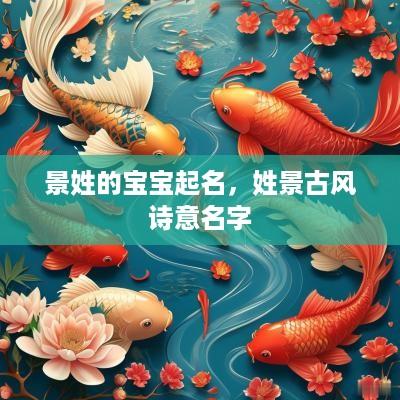 景姓的宝宝起名，姓景古风诗意名字