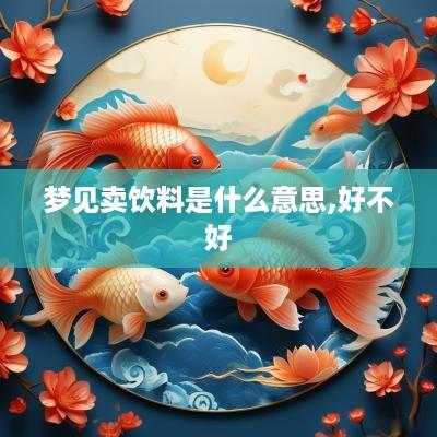 梦见卖饮料是什么意思,好不好