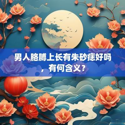男人胳膊上长有朱砂痣好吗，有何含义？
