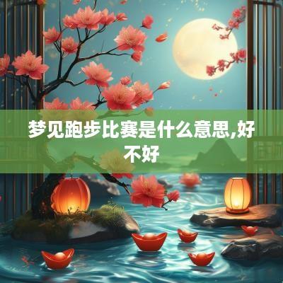 梦见跑步比赛是什么意思,好不好