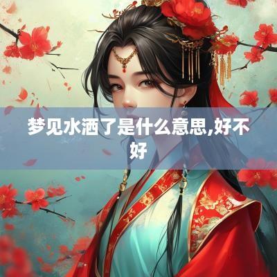 梦见水洒了是什么意思,好不好