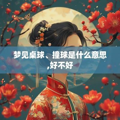 梦见桌球、撞球是什么意思,好不好