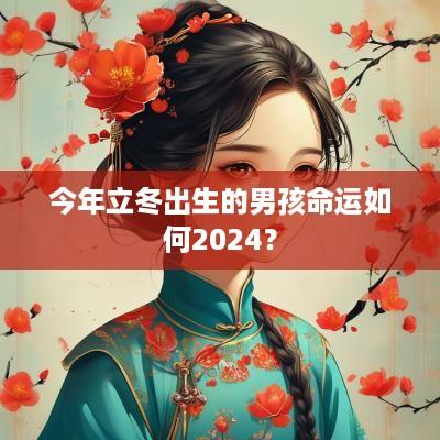 今年立冬出生的男孩命运如何2025？
