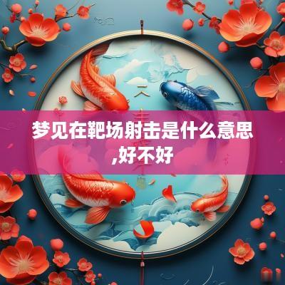 梦见在靶场射击是什么意思,好不好