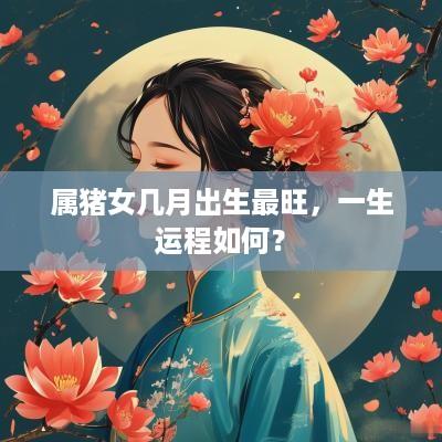 属猪女几月出生最旺，一生运程如何？