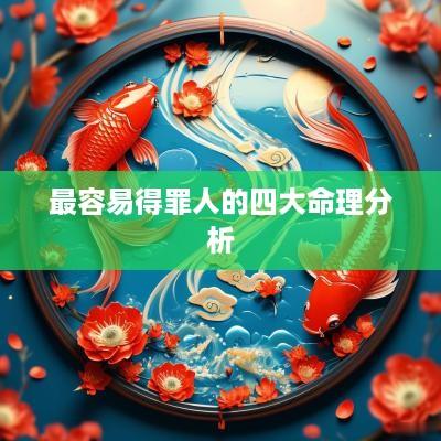 最容易得罪人的四大命理分析