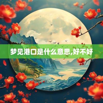梦见港口是什么意思,好不好