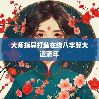 大师指导打造在线八字算大运流年