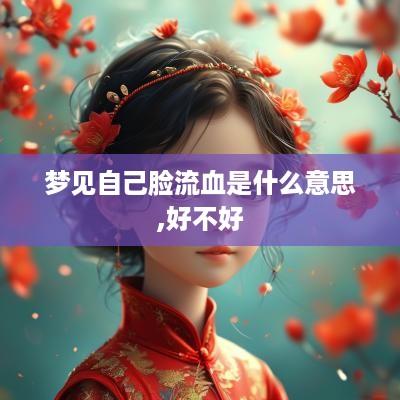 梦见自己脸流血是什么意思,好不好