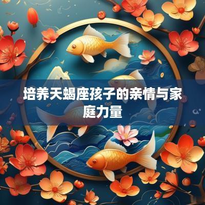 培养天蝎座孩子的亲情与家庭力量