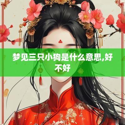 梦见三只小狗是什么意思,好不好