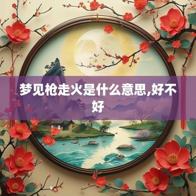 梦见枪走火是什么意思,好不好