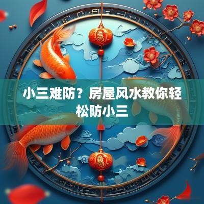 小三难防？房屋风水教你轻松防小三