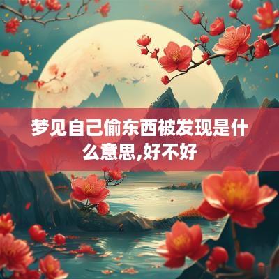 梦见自己偷东西被发现是什么意思,好不好