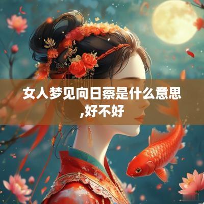 女人梦见向日蔡是什么意思,好不好