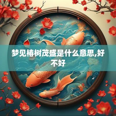 梦见椿树茂盛是什么意思,好不好