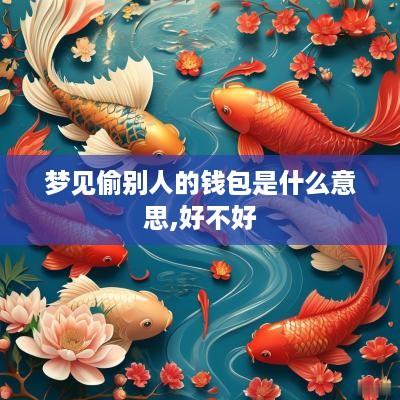 梦见偷别人的钱包是什么意思,好不好