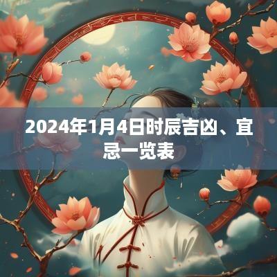 2025年1月4日时辰吉凶、宜忌一览表
