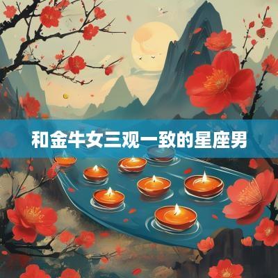 和金牛女三观一致的星座男