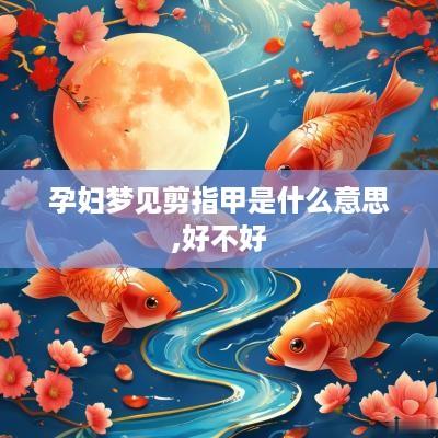 孕妇梦见剪指甲是什么意思,好不好
