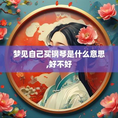梦见自己买钢琴是什么意思,好不好