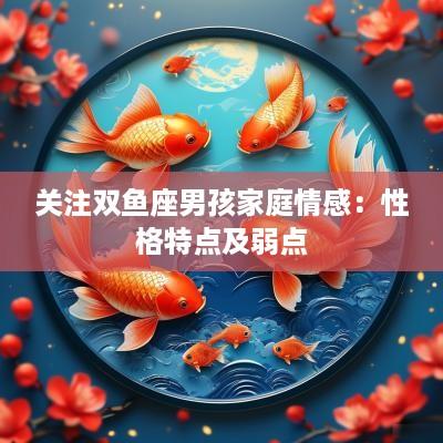 关注双鱼座男孩家庭情感：性格特点及弱点