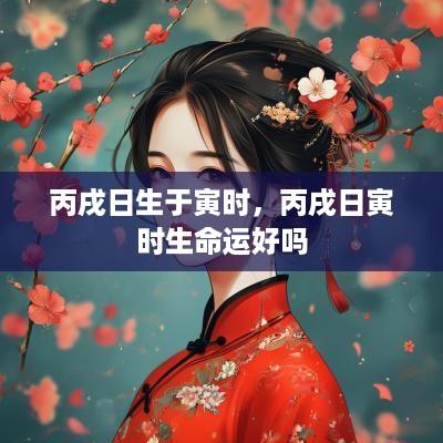 丙戌日生于寅时，丙戌日寅时生命运好吗
