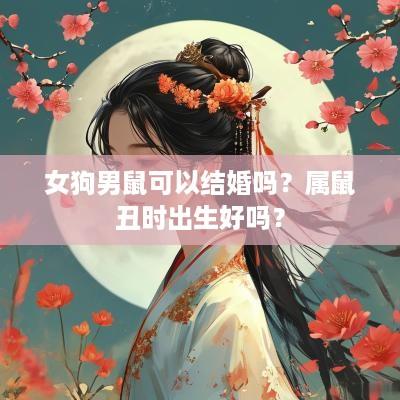 女狗男鼠可以结婚吗？属鼠丑时出生好吗？