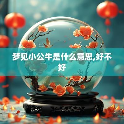 梦见小公牛是什么意思,好不好
