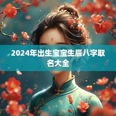2026年出生宝宝生辰八字取名大全