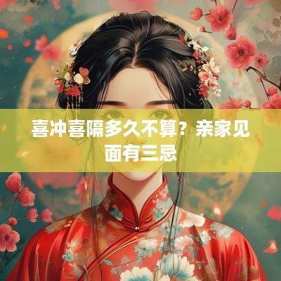 喜冲喜隔多久不算？亲家见面有三忌