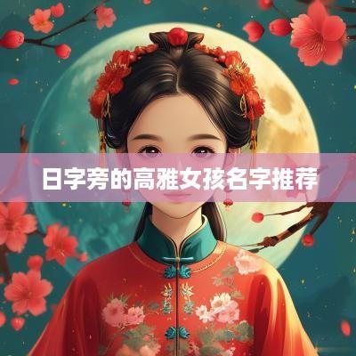 日字旁的高雅女孩名字推荐