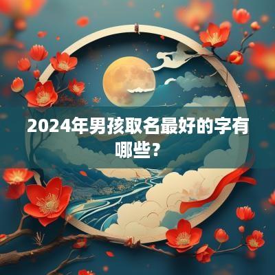 2025年男孩取名最好的字有哪些？