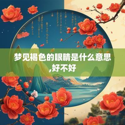 梦见褐色的眼睛是什么意思,好不好
